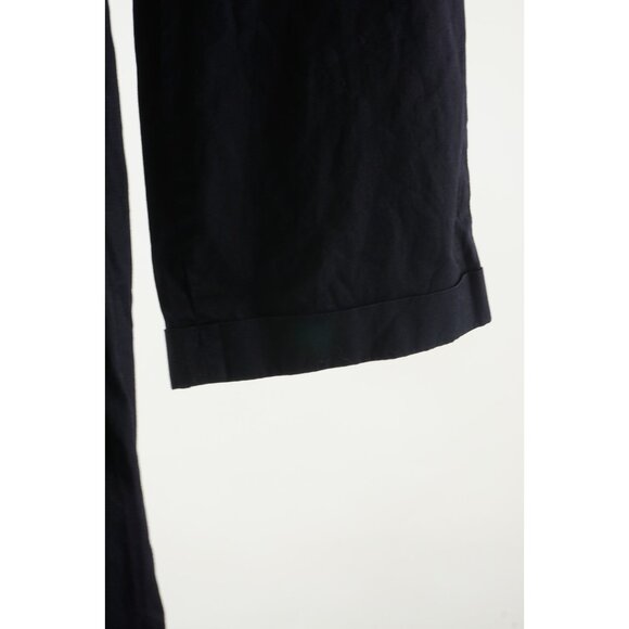 Valentini Mens US 42 x 31 Navy Blue Twill Stretch Cotton Flat Front Trouser Pant - Picture 11 of 11